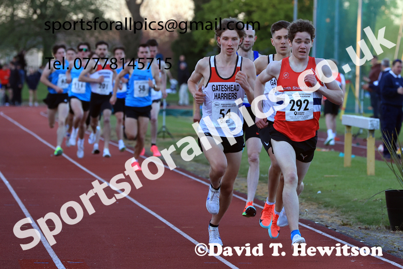 The 1500 metres, 2026 NEGP 1, Monkton Stadium. Photo: David T. Hewitson/Sports for All Pics
